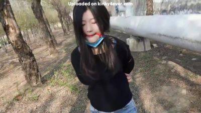 Chinese Girl Outdoor Bondage - China on freereelz.com