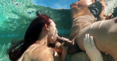 A bit of underwater blowjob and she's set to fuck in the kinkiest manners on freereelz.com