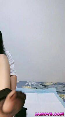 Asian college student sex with her instructor - China on freereelz.com