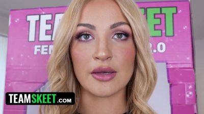 Hot Sex Robot Compilation - behind the scene with busty blonde Jazmin luv on freereelz.com