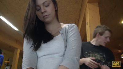 POV reality porn: Young Czech teen pays for information about her rich man's hard cock - Czech Republic on freereelz.com