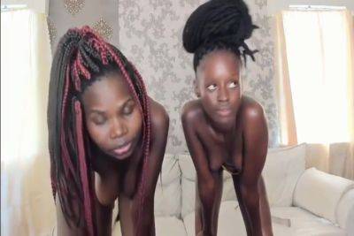 Two African Girls Masturbating on freereelz.com