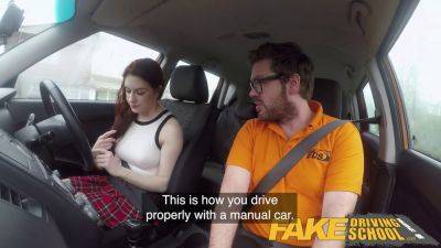 Anna De Ville gets her tight ass drilled hard in fake driving school - Britain on freereelz.com