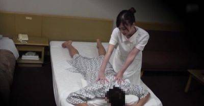 Appealing Japanese babe strips her nurse uniform to handle patient's tasty dong - Japan on freereelz.com