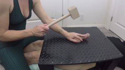 Sound And Pound - Ball Busting Sounding Hand Job on freereelz.com