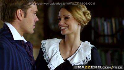 Erica Fontes & Ryan Ryder take turns getting their big boobs drilled in Downton Grabby 2 on freereelz.com