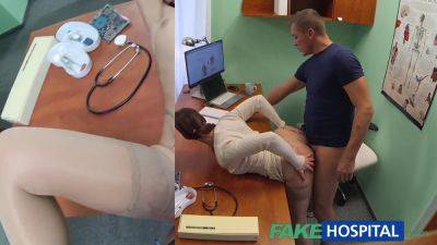 Caroline Ardolino gets her pussy soaked by her fakehospital doctor - Czech Republic on freereelz.com