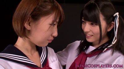 Kinky Miyanaga and Hisa Takei indulge in some hot lesbian action at Kiyosu - Japan on freereelz.com