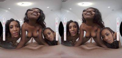 POV Foursome with Daya Knight, Demi Sutra, and Kira Noir, Share YOUR Cock - Daya knight on freereelz.com