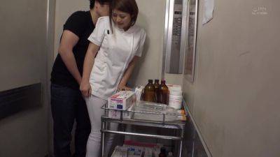 GH2301-Busty Mature Nurse in Skinny Pants Fucked in the Elevator on freereelz.com