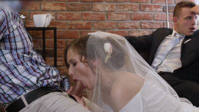 Bride rides father-in-law's dick and swallows in the end on freereelz.com