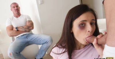 Needy y*** babe grants her stepdad perfect cuckold views - Russia on freereelz.com