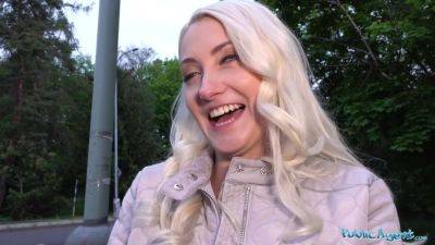 Helena Moeller, a busty blonde MILF, craves for a big Czech dick in public POV - Czech Republic on freereelz.com