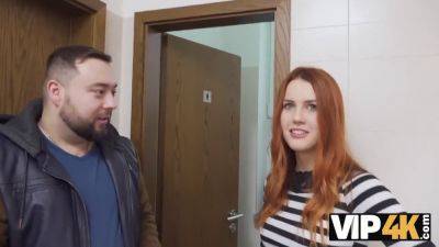 Watch how Hunter Si scopa a wealthy redhead in the public part of town - Czech Republic on freereelz.com