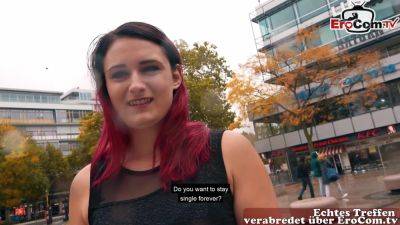 German Redhead Slut meet and fuck dating on Public Street - Germany on freereelz.com