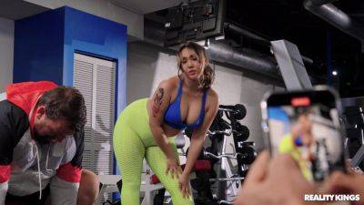 Sporty woman in her late 30s gets loudly fucked at the gym on freereelz.com