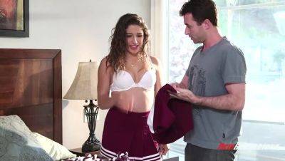 My Sister the Cheerleader: A James Deen & Abella Danger Encounter on freereelz.com