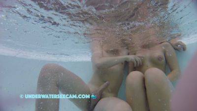 Teen couple wants to fuck in a sauna pool on freereelz.com