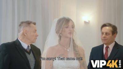 VIP4K. Olivia Sparkle in a wedding dress and veil caught on camera fucking - Czech Republic on freereelz.com