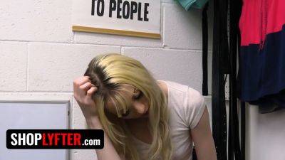 Cecelia Taylor gets dominated and searched in the backroom for shoplifting on freereelz.com