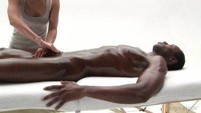 Erotic Massage For Black Guys Cock on freereelz.com