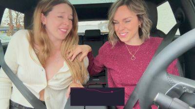 Nadia Foxx And Serenity Cox - And Take On Another Drive Thru With The Lushs On Full Blast! on freereelz.com