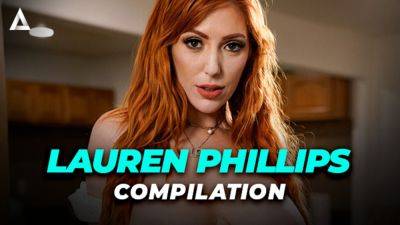 GIRLSWAY - HOT REDHEAD LAUREN PHILLIPS COMPILATION! SQUIRTING, ROUGH FINGERING, GROUP SEX, & MORE... on freereelz.com