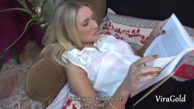 Petite 18yo Blonde Loses Her Virginity First Sex - Jessi Gold And Vira Gold on freereelz.com