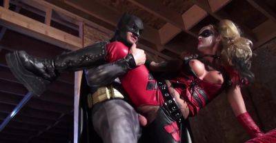 DC series with Batman tearing Harleyqueen's pussy in insane positions on freereelz.com