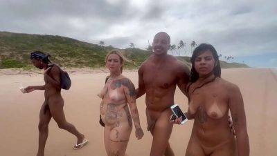 Nude Beach Fun with Hot Teens in Bahia on freereelz.com