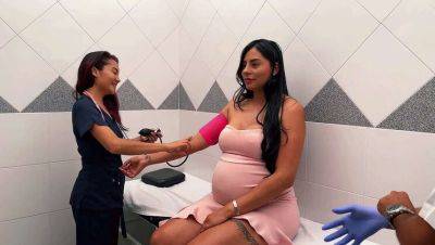 Bangin' a Pregnant Latina's Big Booty in the Doctor's Office on freereelz.com