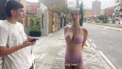 Fucking a Latina Pornstar on the Street on freereelz.com