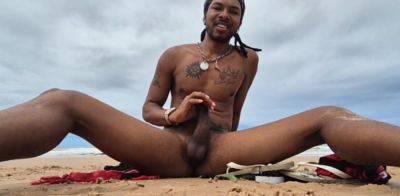 I did my first DP on the beach and I screamed with pleasure, so what, everyone is watching? I came nicely on two cocks!! on freereelz.com