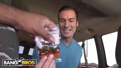 Sean Lawless fails on the Bang Bus - A BTS fails video with Cinnamon Challenge! on freereelz.com