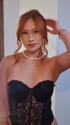 #Redhead #Lingerie #Corset #Blackoutfit #Seductive #Latina #Bigbooty - Sex Cam on freereelz.com