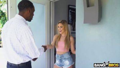 Kali Roses: Amateur Blonde MILF Summons Big Black Cock on freereelz.com