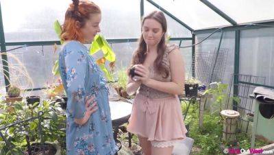 Jessie G and Willow: The Mystical Big Tit Redheads on freereelz.com