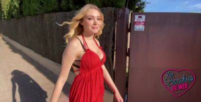 Young lady in red Paola Hard is picked up for deep anal pounding - Spain on freereelz.com