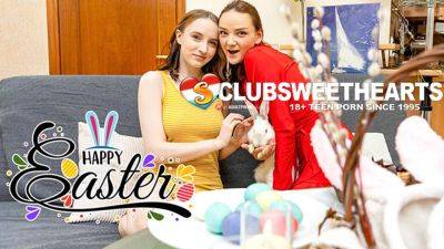 Happy Easter Lesbians Humping for ClubSweethearts on freereelz.com