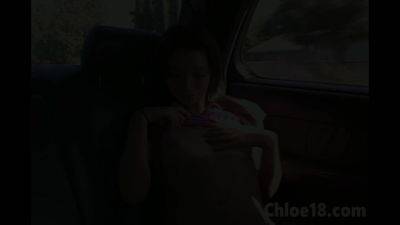 Chloe 18 Fingered In the Car In Public on freereelz.com