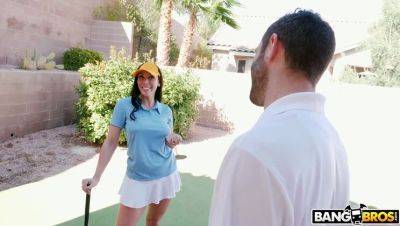 Rachel Starr: Rachel Starr Gets It On With Her Golf Teacher (12/25/2017) on freereelz.com