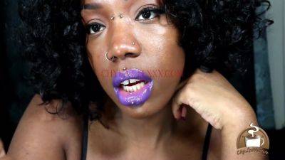 Purple Kisses Purple Lipstick Joi on freereelz.com