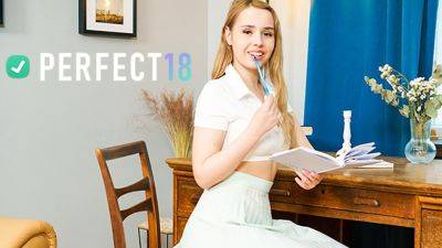 Busty Annastejsa Cherry Does her Homework by Perfect18 on freereelz.com