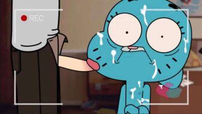 Uncensored Gumball Toon Action: Blowjob & Handjob 3D Hentai on freereelz.com