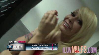 Tattooed blonde loves to fuck and suck big dick - Usa on freereelz.com