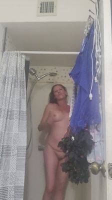 Real Body Milf Cougar In The Shower Sucking Fucking And Squirting With Her Big Dildo on freereelz.com