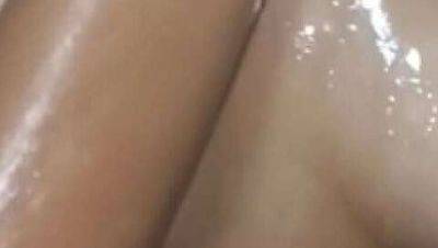 Latina Teen 18: Stunning College Girl Bathing After Anal Play. Genuine Home Video on freereelz.com