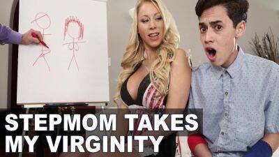 Katie Morgan, Juan El Caballo Loco And Johnny Castle - Stepmom Takes Locos Virginity 3 Min on freereelz.com