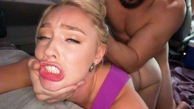 Giggling blonde newbie craves big cock action on freereelz.com