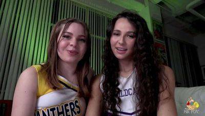 Teen Cheerleaders Liz Jordan & Adrianna Jade Caught by Lecherous Coach! - Jordan on freereelz.com